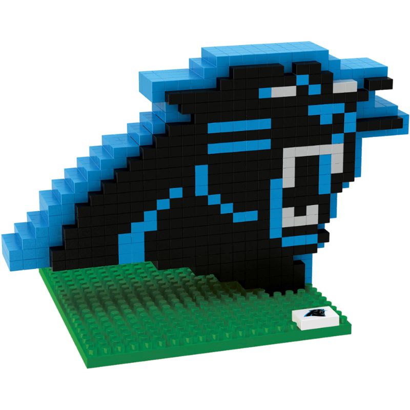 Photo 1 of Carolina Panthers 3D Primary Logo BRXLZ Puzzle