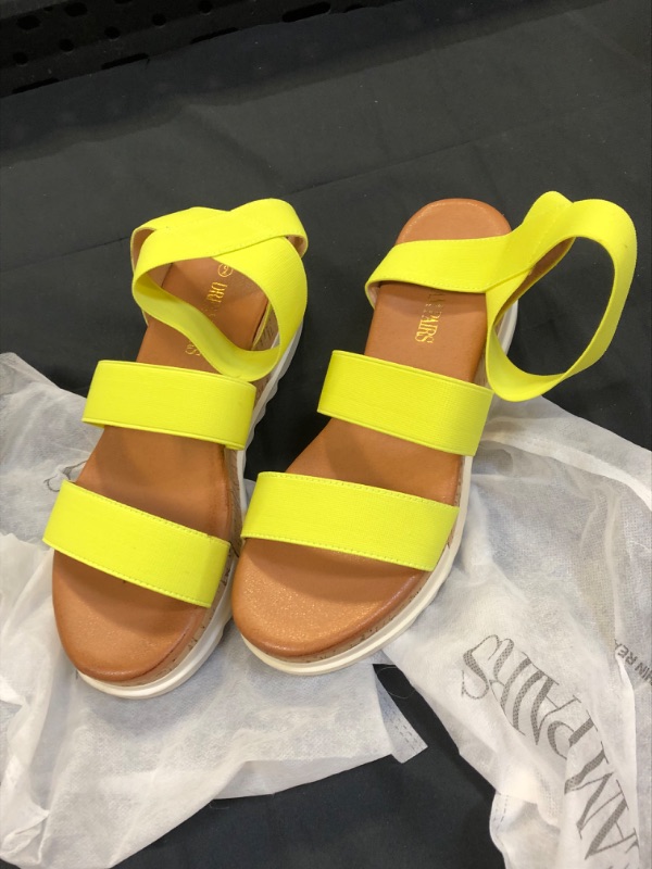 Photo 5 of DREAM PAIRS Women's Open Toe Ankle Strap Casual Flatform Platform Sandals SIZE 9 