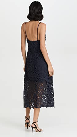 Photo 1 of ASTR the label Women's Sleeveless Lace Fit and Flare Midi Dress