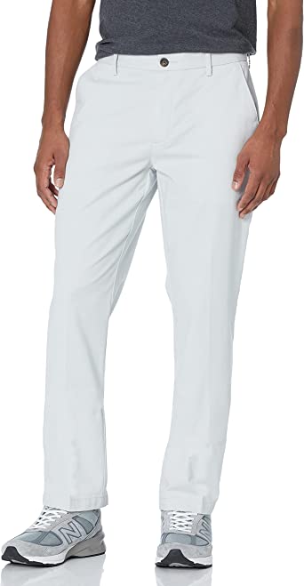 Photo 1 of Amazon Essentials Men's Straight-fit Wrinkle-Resistant Flat-Front Chino Pant
SIZE 32WX34L