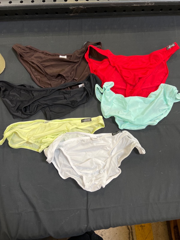 Photo 2 of YuKaiChen Men's Briefs Low Rise Bikini Underwear Bulge Enhancing SIZE XL
