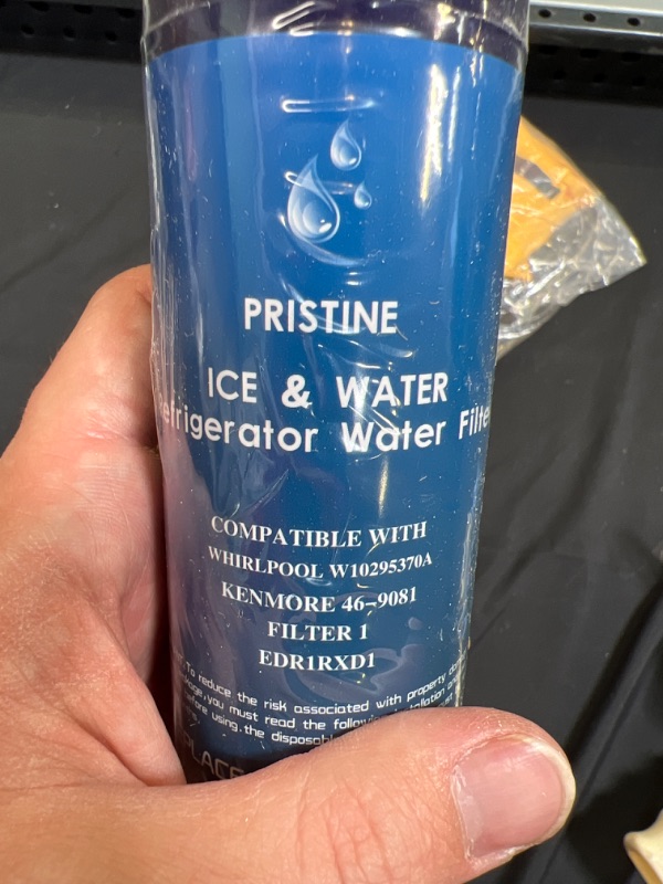 Photo 2 of pristine ice and water refrigerator water filter whirlpool w10295370a