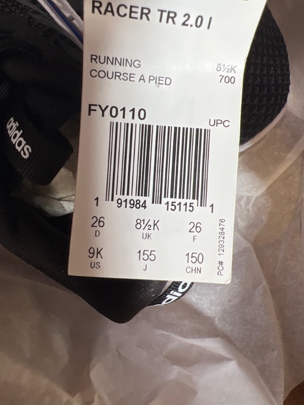 Photo 3 of adidas Kids' Racer Tr 2.0 Running Shoe SIZE 9K