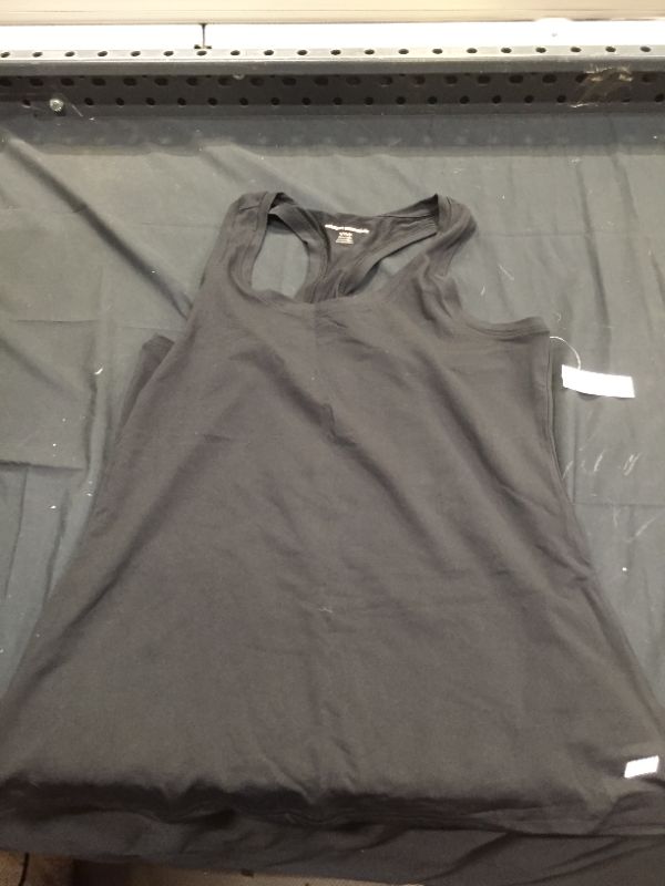 Photo 2 of Amazon Essentials Women's Tech Stretch Relaxed-Fit Racerback Tank Top size small 