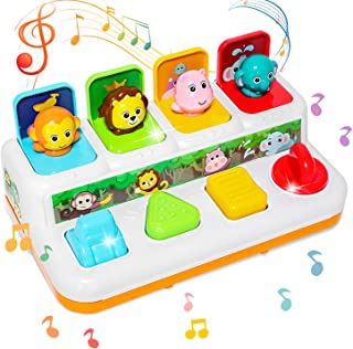 Photo 1 of BACCOW Baby Toys 6 to 12-18 Months, Musical Pop-up Toys for 9 Months 1 Year Old Boys Girls Gifts Toddler Infant Toys
