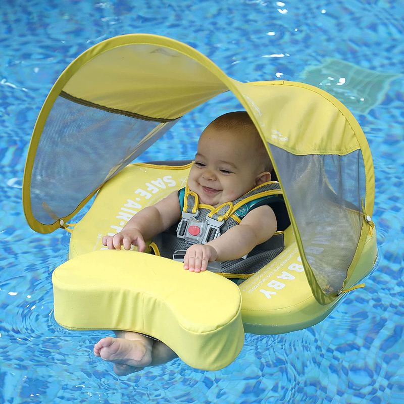 Photo 1 of (STOCK PHOTO MAY DIFFER FROM ACTUAL ITEM) Mambobaby Float For Newborn/Toddler Swimming Float With Canopy