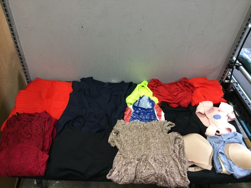 Photo 1 of FINAL SALE--- MISCELLANEOUS WOMENS CLOTHING SOLD AS IS (VARIOUS DIFFERENT SIZES AND STYLES)