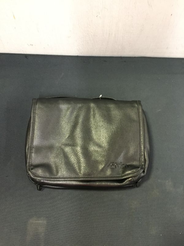 Photo 1 of ELVIROS TOILETRIES BAG (BLACK, LEATHER)