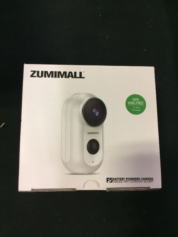 Photo 4 of 2K Security Camera Outdoor, Zumimall Battery Powered Wireless Camera for Home Security, 3MP FHD Outdoor & Indoor Rechargeable Surveillance Camera, Night Vision, Motion Detection, 2.4G WiFi
