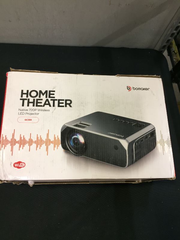 Photo 3 of BAYMAKER HOME THEATER NATIVE 720P WIRELESS LED PROJECTOR