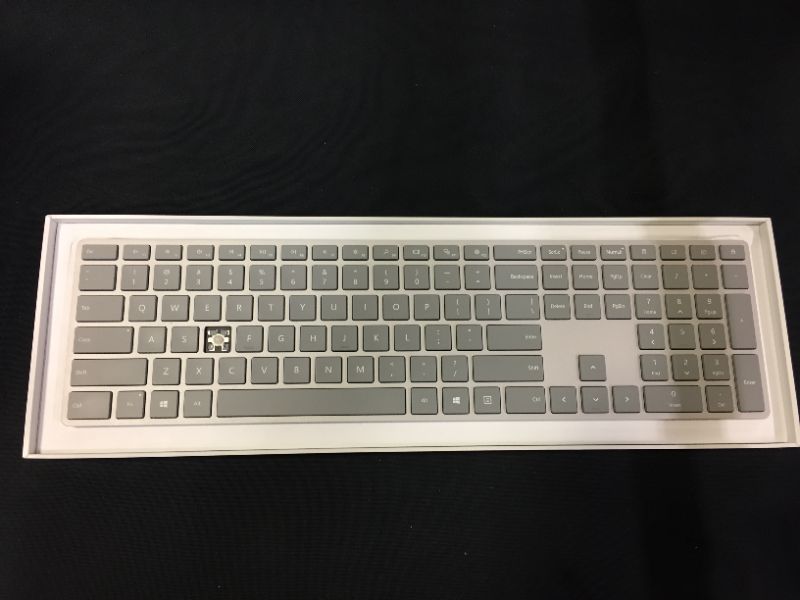 Photo 2 of Microsoft Surface Keyboard, WS2-00025, Silver (MISSING THE LETTER D)
