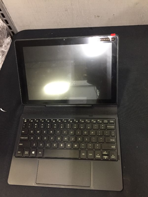 Photo 3 of Venturer 10 Inch Intel Celeron N4000 4GB RAM 64GB Storage Touch 2-in-1 Bluetooth WiFi Windows 10 (Free Upgrade to Windows 11 When Available) Tablet PC
(BOX IS DAMAGED)