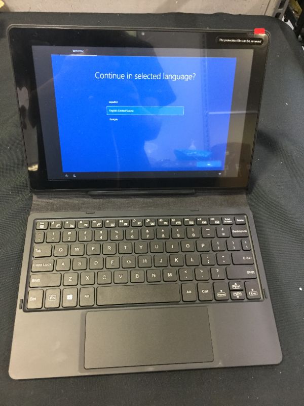 Photo 2 of Venturer 10 Inch Intel Celeron N4000 4GB RAM 64GB Storage Touch 2-in-1 Bluetooth WiFi Windows 10 (Free Upgrade to Windows 11 When Available) Tablet PC
(BOX IS DAMAGED)