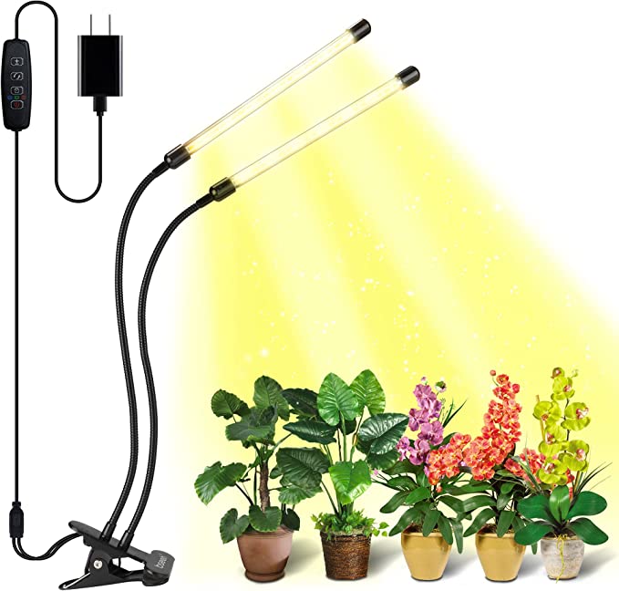 Photo 1 of Bseah Grow Light Plant Lights for Indoor Plants, Full Spectrum Plant Grow Lights, 9 Dimmable Levels Auto ON & Off with 3/9/12H Timer
