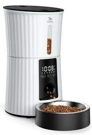 Photo 1 of Automatic Cat Feeder, Faroro Dog Food Dispenser for Small Pets with Distribution Alarms, Portion Control, Voice Recorder and Programmable Timer for up to 4 Meals per Day
