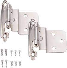 Photo 1 of CH02-S50 INSET CABINET HINGES SATIN NICKEL