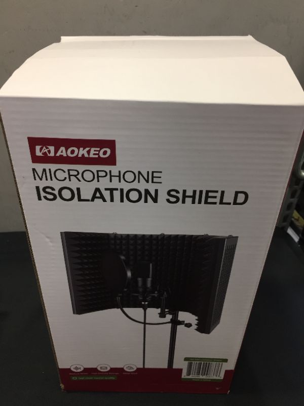 Photo 3 of aokeo microphone isolation shield
