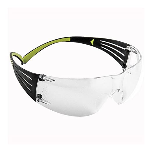 Photo 1 of 3M Secure Fit 400 Series Protective Eyewear, Standard, Black/Green (10 PIECE, BOX IS DAMAGED)
