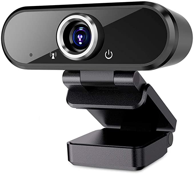 Photo 1 of  Webcam with Microphone, 1080P Full HD Webcam Streaming Computer Web Camera for Video Calling Conferencing Recording, USB Webcams for PC Laptop Desktop
