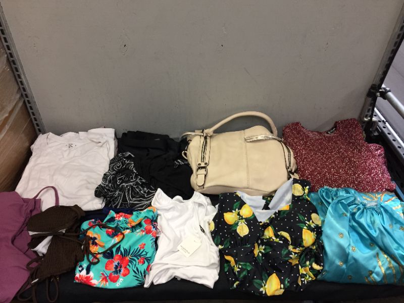 Photo 1 of FINAL SALE--- MISCELLANEOUS WOMEN'S CLOTHING? ACCESSORIES SOLD AS IS (VARIOUS DIFFERENT SIZES AND STYLES)