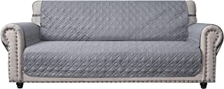 Photo 1 of Ameritex Couch Sofa Slipcover 100% Waterproof Nonslip Quilted Furniture Protector Slipcover for Dogs, Children, Pets Sofa Slipcover Machine Washable (Light Grey, 68")
