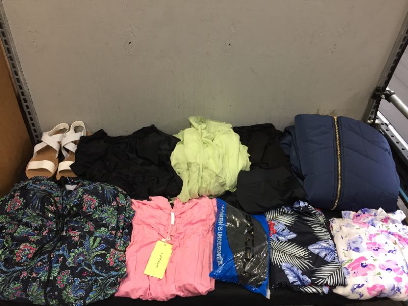 Photo 1 of FINAL SALE-- MISCELLANEOUS WOMEN'S CLOTHING/ ACCESSORIES SOLD AS IS ( VARIOUS DIFFERENT STYLES AND SIZES)