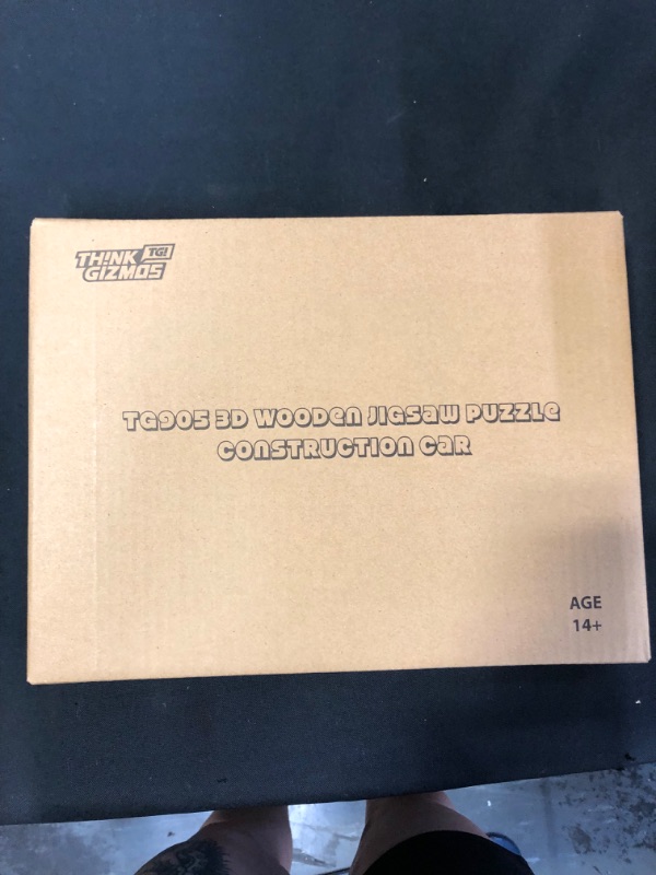 Photo 1 of Think Gizmos TG905 - Wooden Racing Car - Build Your own Laser Cut Wood Car Kit with Engine Sounds and Lights for Adults and Kids - Building Craft Jigsaw Set
