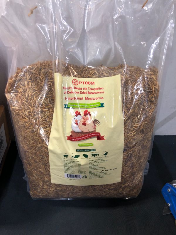 Photo 2 of 10lbs Bulk Non-GMO Dried Mealworms for Reptile , Tortoise ; Amphibian ,Lizard ;Wild Birds; Chichens; Duck etc
03/24