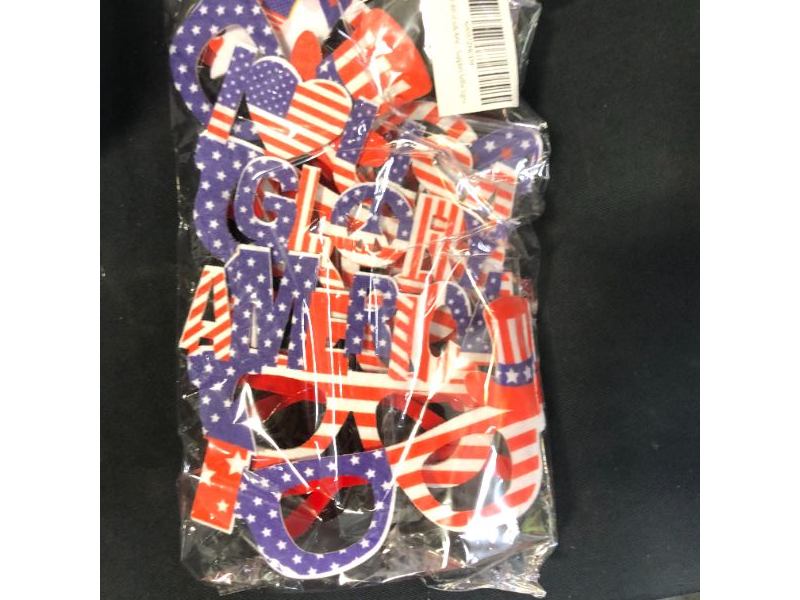 Photo 1 of 4th of July American Flag Glasses,Patriotic Party Eyeglasses Fancy American Flag Eyewear Party Props,6 Pack July Fourth Patriotic Party Memorial Day Independence Day Decor
