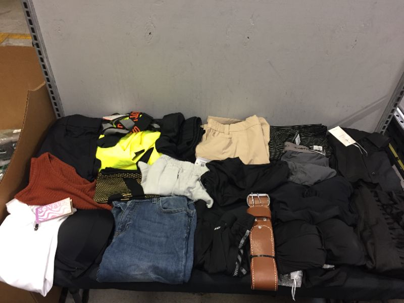 Photo 1 of FINAL SALE-- MISCELLANEOUS WOMEN'S/ MEN'S CLOTHING SOLD AS IS (VARIOUS SIZES AND STYLES)