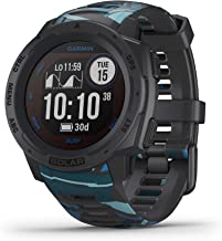 Photo 1 of Garmin Instinct Solar Surf, Rugged Outdoor Smartwatch with Solar Charging Capabilities, Tide Data and Dedicated Surfing Activity, Pipeline
