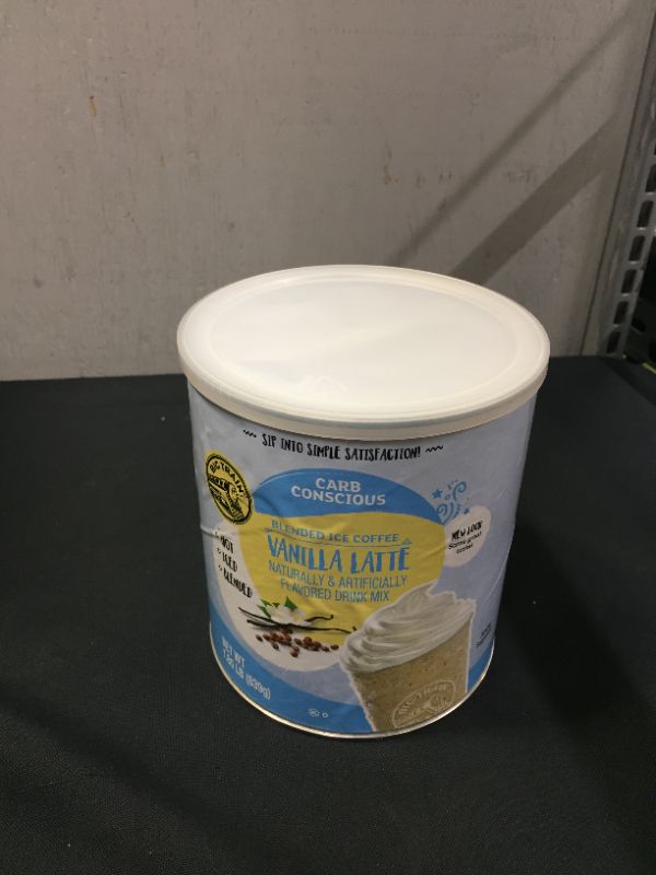 Photo 2 of Big Train Low Carb Blended Ice Vanilla Latte Mix, 1.85 lb Can
BEST BY JUN 08 2022