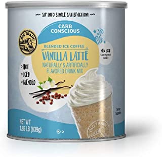 Photo 1 of Big Train Low Carb Blended Ice Vanilla Latte Mix, 1.85 lb Can
BEST BY JUN 08 2022