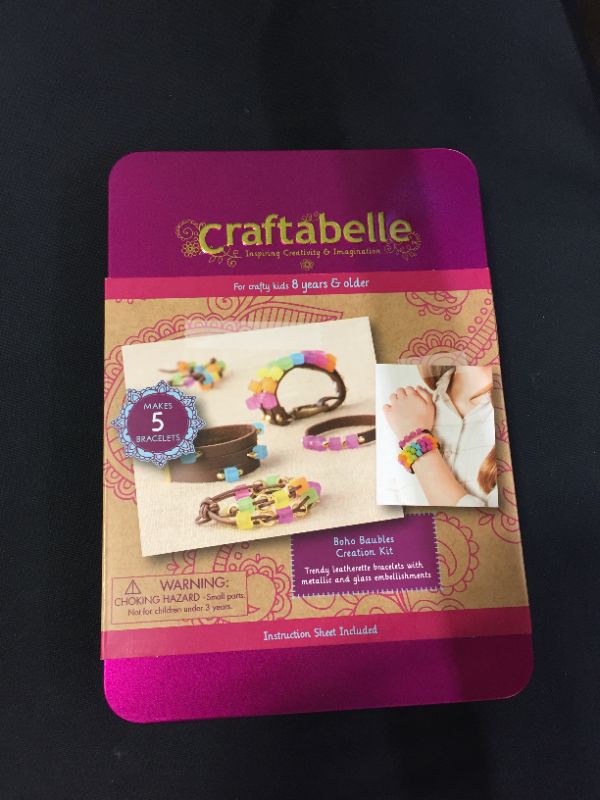 Photo 2 of Craftabelle - Boho Beads Creation Kit - Bracelet Making Kit - 101 Pieces Beaded Jewelry - DIY Jewelry Making Kit for Kids 8+
