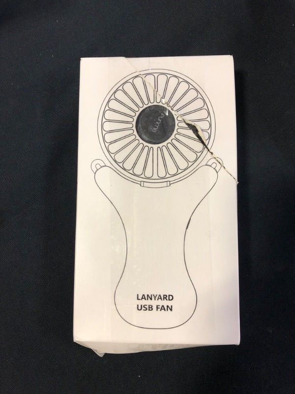 Photo 2 of FUNME Handsfree Battery Fan 3350mAh USB Necklace Fan Up to 17 Hours of Use Rechargeable Personal Handheld Fan 3 Speeds Foldable Built-in Soft Light for Outdoors Travelling Indoor