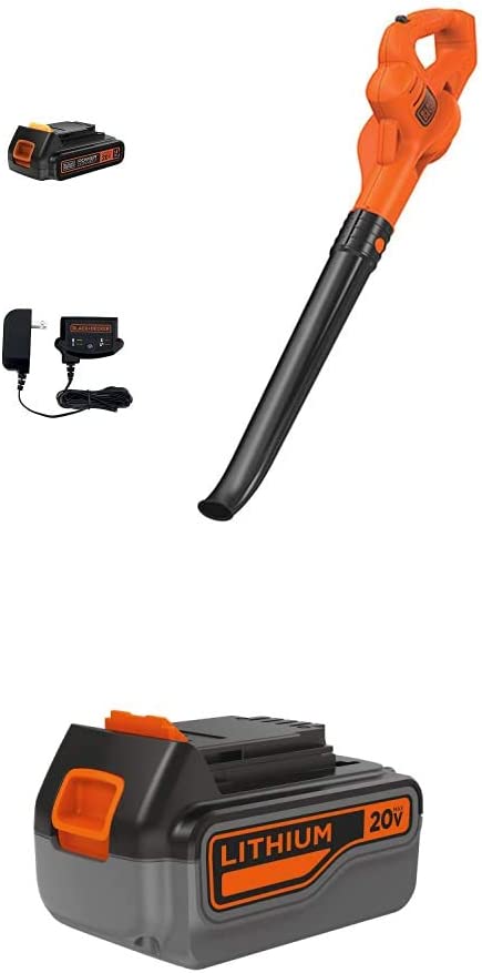 Photo 1 of Black+Decker LSW221 Cordless Sweeper + 20-Volt Battery Pack