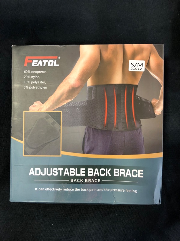 Photo 2 of FEATOL Back Brace for Lower Back Pain SIZE S/M