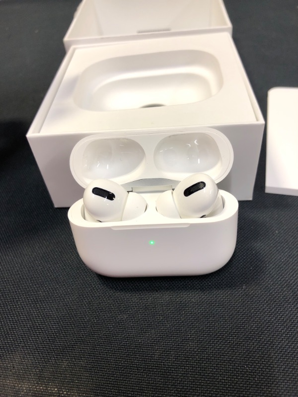 Photo 6 of Apple AirPods Pro Wireless Earbuds with MagSafe Charging Case. Active Noise Cancelling, Transparency Mode, Spatial Audio, Customizable Fit, Sweat and Water Resistant. Bluetooth Headphones for iPhone
