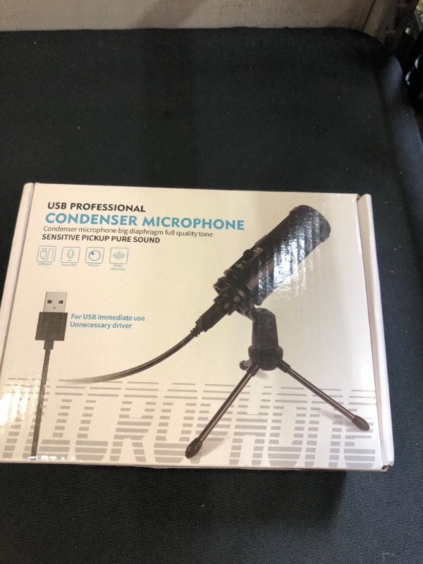 Photo 2 of USB Microphone, Gaming Microphone for pc with Tripod Stand, 192KHZ/24BIT PC Condenser Microphone for Recording Streaming YouTube Zoom Podcasting, Compatible with Windows Mac OS PS4 (BM-838) (BM-65)
