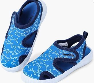 Photo 1 of tombik Toddler Cute Aquatic Water Shoes Boys/Girls Beach Sandals
(USED BUT IN VERY GOOD CONDITION)
SIZE 6T