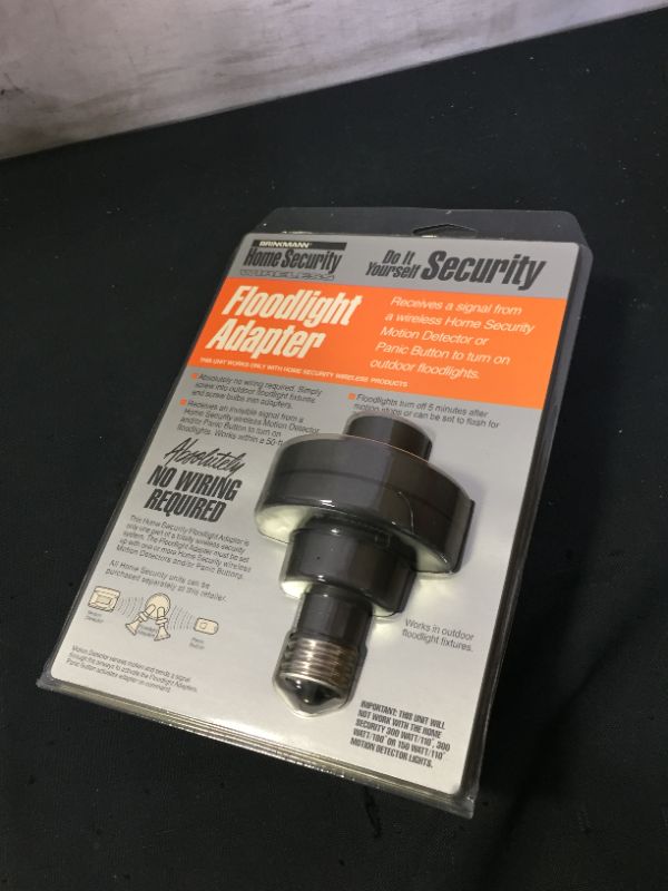 Photo 2 of Brinkmann Home Security Wireless Floodlight Adapter - Do It Yourself Security
