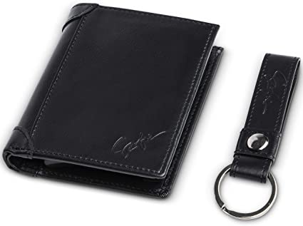 Photo 1 of Genuine Leather Bifold Wallets for Men and Women RFID Safe Secure Black or Red Gift Box with Matching Keyring the Original Szofie Wallet
