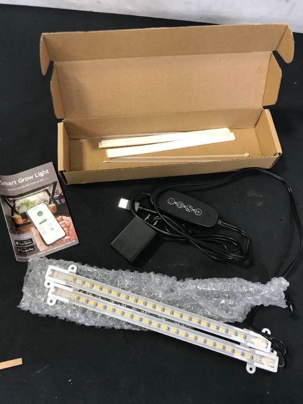 Photo 2 of Abonnyc Grow Light for Indoor Plants Full Spectrum Plant Grow Light Strips with Timer Sunlike Grow Lamp for Hydroponics Succulent, 2 Bars
