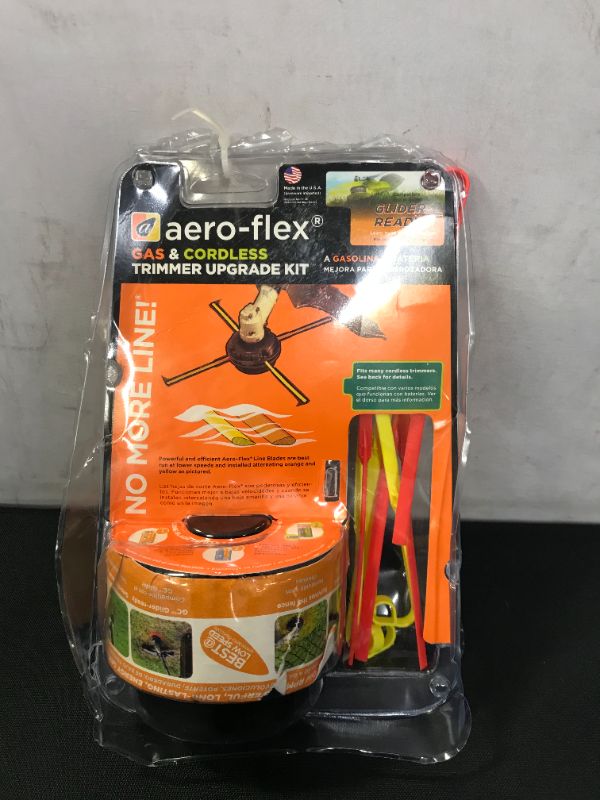 Photo 3 of Aero-Flex® Universal Replacement Trimmer Head - Four Flexible line Blades - Fast & Easy to Change Flexible Blades | Saves Time - No More Line Trimmer Line!
