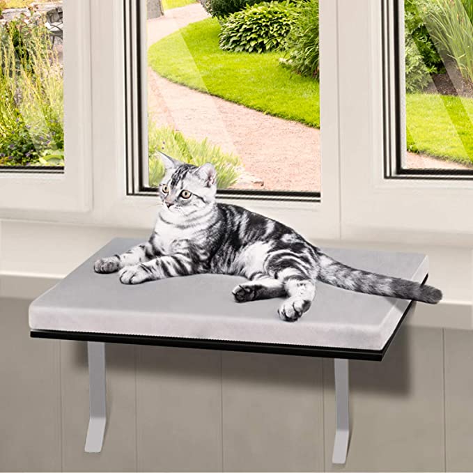 Photo 1 of 
Topmart Pet Cat Window Seat Wall Mount Perch House Pets Furniture Saving Space All Around 360° Sunbath for Cats,Durable Steady Cat Shelf for Kitten
