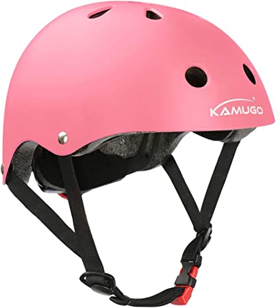 Photo 1 of KAMUGO Kids Helmet,Toddler Helmet Adjustable Kids Helmet Ages 2-8/8-14 Years Old Boys Girls Multi- Sports Safety Cycling Skating Scooter and Other Extreme Activities Helmet SIZE (S)
