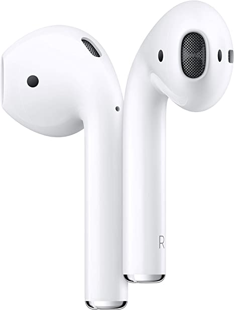 Photo 1 of Apple AirPods  Wireless Earbuds with Lightning Charging Case Included. Over 24 Hours of Battery Life, Effortless Setup. Bluetooth Headphones for iPhone
