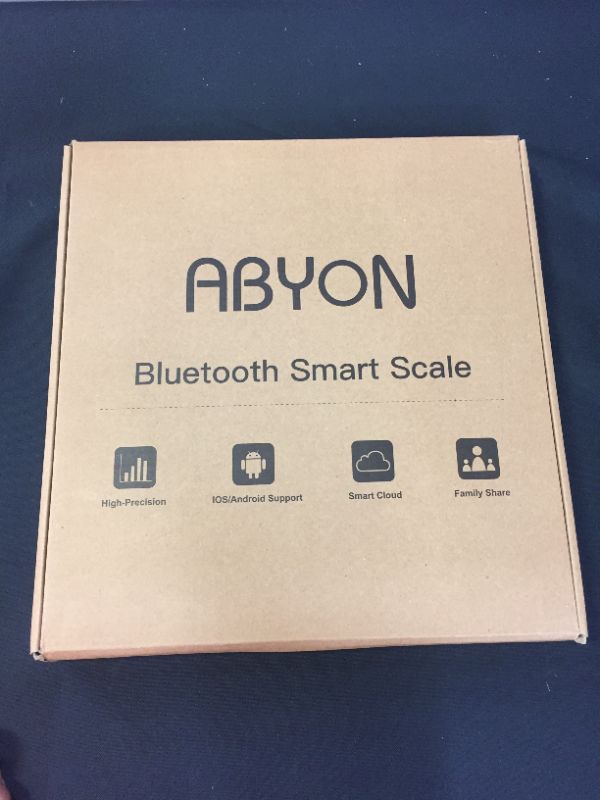 Photo 3 of ABYON Bluetooth Smart Bathroom Scale for Body Weight Digital Body Fat Scale,Auto Monitor Body Weight,Fat,BMI,Water, BMR, Muscle Mass with Smartphone APP,Fitness Health Scale
