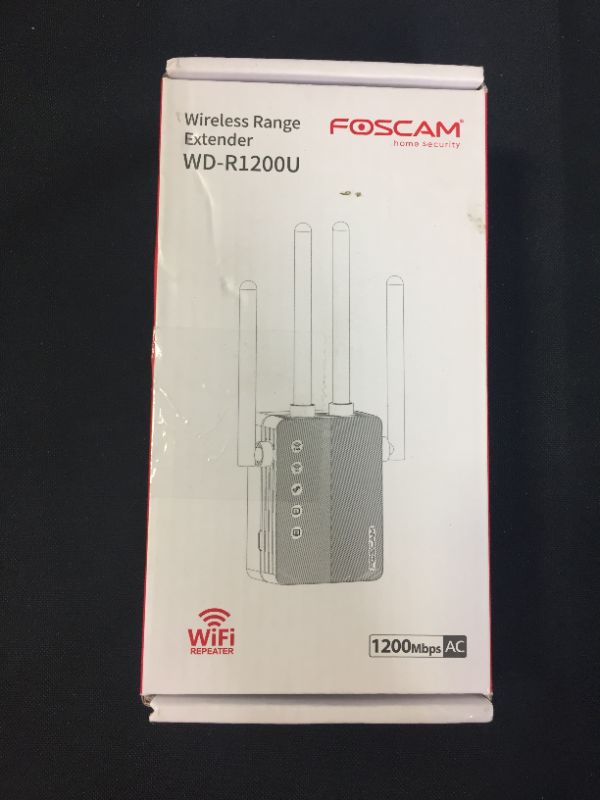 Photo 1 of FOSCAM HOME SECURITY WIRELESS RANGE EXTENDER WD-R1200U
