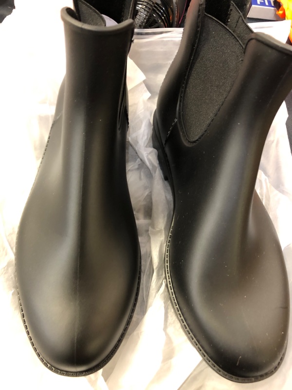Photo 1 of Asgard Women's Ankle Rain Boots Waterproof Chelsea Boots SIZE 6 